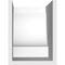 Ekena Millwork Standard Alpine Architectural Grade PVC Rafter Tail, 6"W X 8"H X 16"L RFTP06X08X16ALP - alternate 3